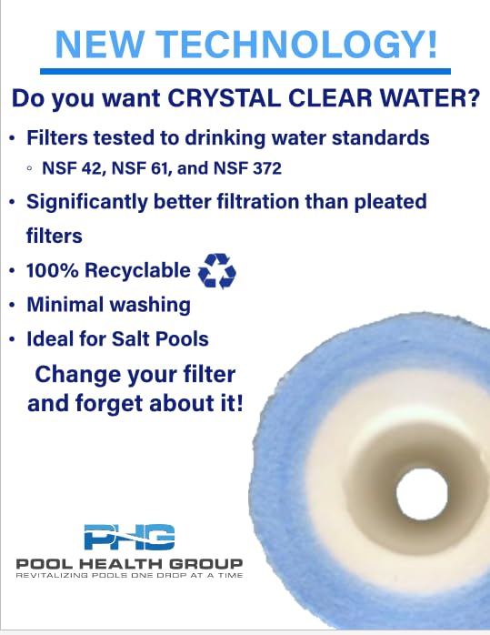 New PRB25-IN Melt Blown Spa Filter Compatible with Pleatco PRB25-IN, Poolpure PLFPRB25-IN, Unicel C-4326, Guardian 413-106, Filbur FC-2375, FC-2370, 3005845, 100586, 33521,25392, Spa Filter 2 Pack