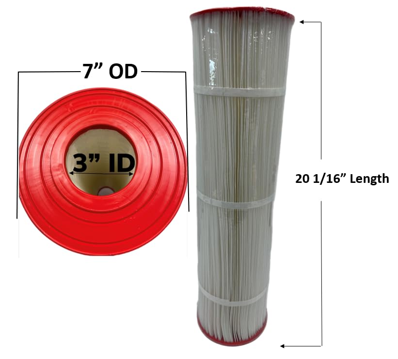 New Pool Health AA-1976-4 Pool Filter Replaces Pentair Clean & Clear Plus CCP320, Pleatco PCC80-PAK4, Ultral-A5, Unicel C-7470, Filbur FC-1976, 178580, 817-0081, L x OD:20"x 7", 4 Pack