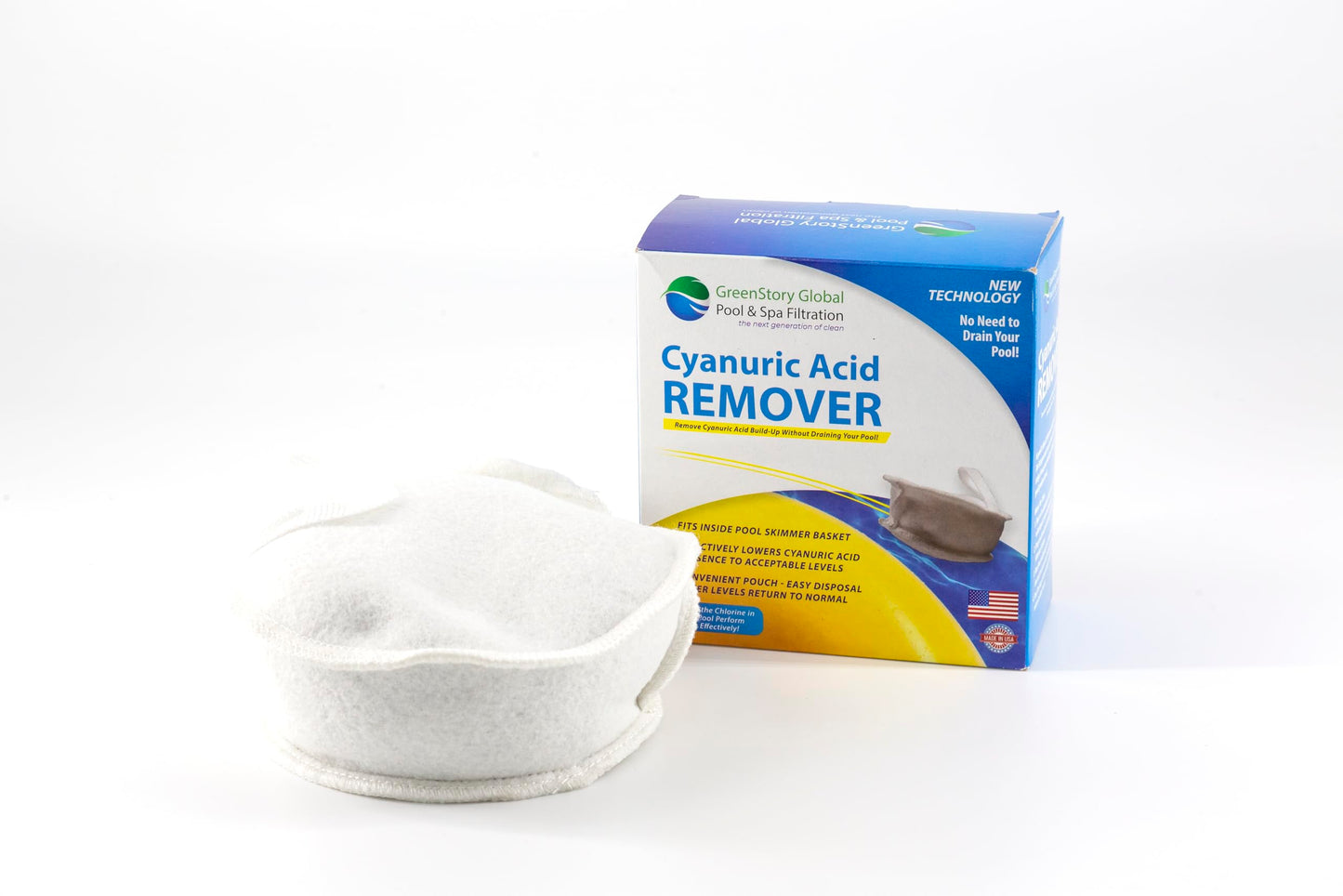 Cyanuric Acid (CYA) Reducer for Pool and Spa, Removes CYA Through Filtration 1IB