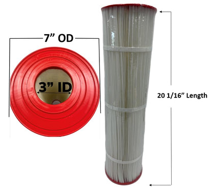 New Pool Health AA-1976-4 Pool Filter Replaces Pentair Clean & Clear Plus CCP320, Pleatco PCC80-PAK4, Ultral-A5, Unicel C-7470, Filbur FC-1976, 178580, 817-0081, L x OD:20"x 7", 4 Pack